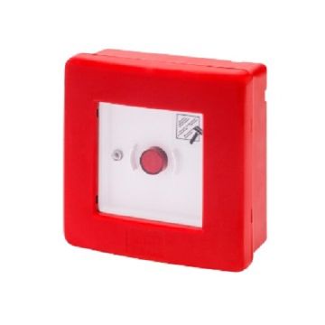 Centralino emergenza rosso pulsante illuminabile allarme GEWISS GW42201