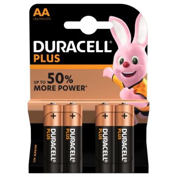 Batterie Stilo AA 1,5 Volt Plus Alkaline Duracell MN1500 AA 